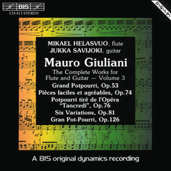 Mauro Giuliani - The Complete Works for Flute and Guitar, Vol.3