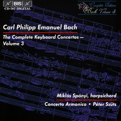 C.P.E. Bach - Keyboard Concertos, Vol.3