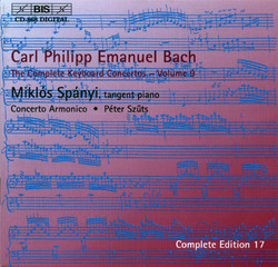 C.P.E. Bach - Keyboard Concertos, Vol.9