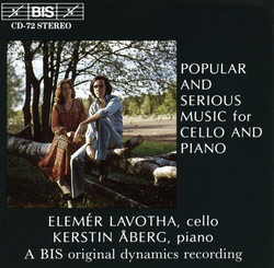 Popular and Serious Music for Cello and Piano
