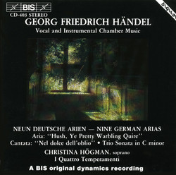Händel - Nine German Arias