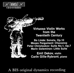 Virtuoso Violin Works